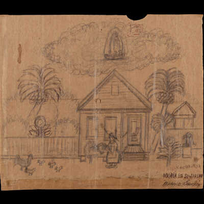 Woman and Her Garden (Mujer en su Jardin)