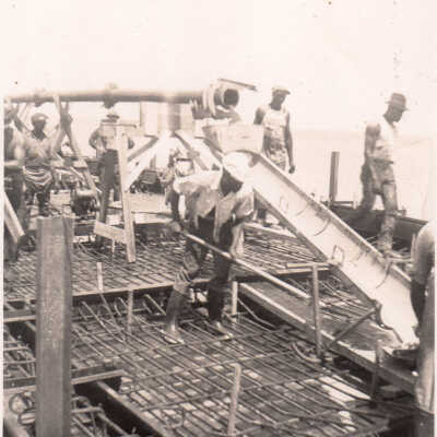 Old Seven Mile Bridge Construction