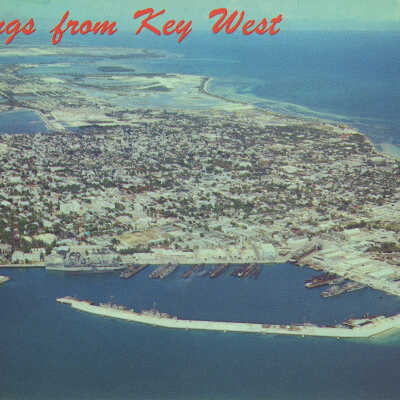 Aerial view of Key West