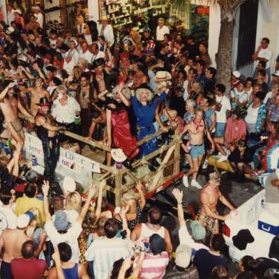 A float in the parade.