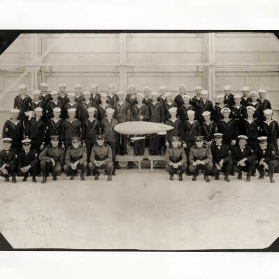 Personnel of a U.S. Navy Blimp Squadron