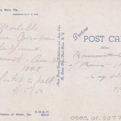 Maine Monument, Key West, Fla.: © Key West Art & Historical Society