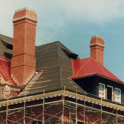 The top right exterior view.