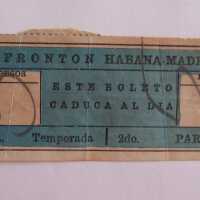 Fronton Ticket