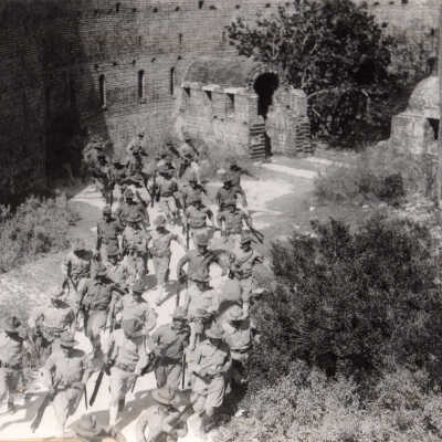 Soldiers at Martello Tower