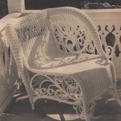 Wicker corner chair: Copyright: © Key West Art & Historical Society; Origformat: Print-Photographic