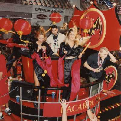 A float in the parade.