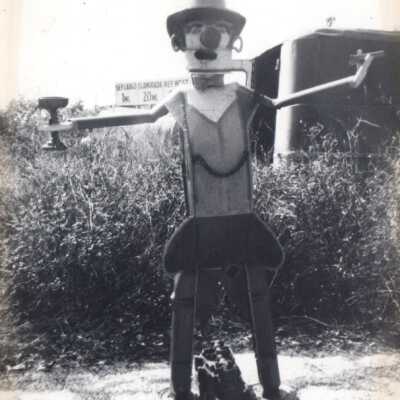 Stanley Papio metal sculpture: Copyright: © Key West Art & Historical Society; Origformat: Print-Photographic