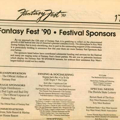 Multiple articles in the Island Life newspaper about Fantasy Fest.