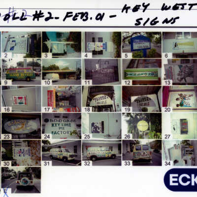 Key West Images Contact Sheet - Roll 2