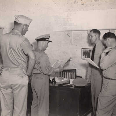 Officers at East Martello