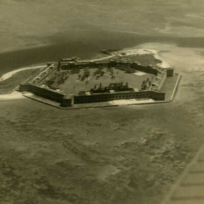 Aerial View of Fort Jefferson
