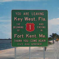 U.S. 1 Roadsign in Key West