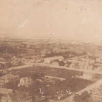 Aerial view of town