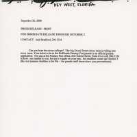 Press release about the parade deadline.