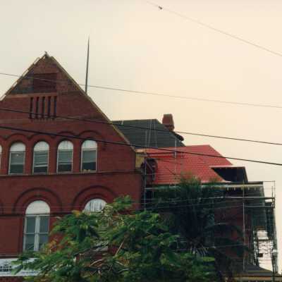 One side of the Custom House.