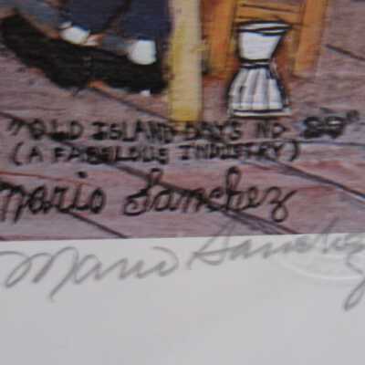 A Fabulous Industry (signature and stamp)