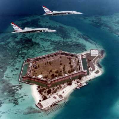 Aerial View of Fort Jefferson: Copyright: © Key West Art & Historical Society; Origformat: Print-Photographic