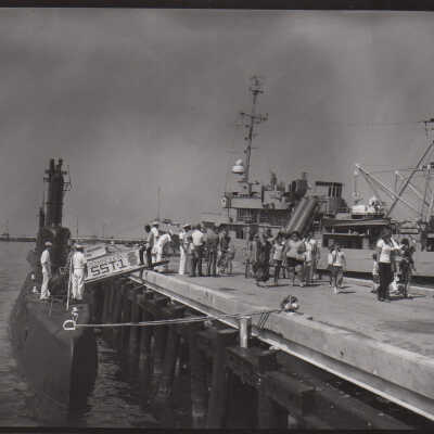 USS MACKEREL on Navy Day