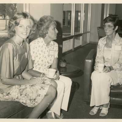 3 Unknown woman at a party