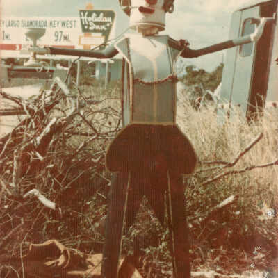 Stanley Papio metal sculpture