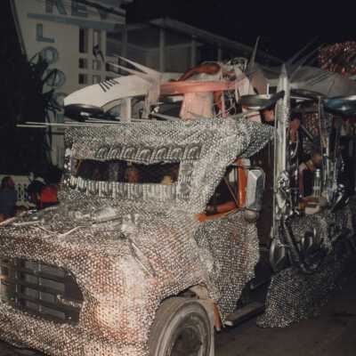 A float in the parade.