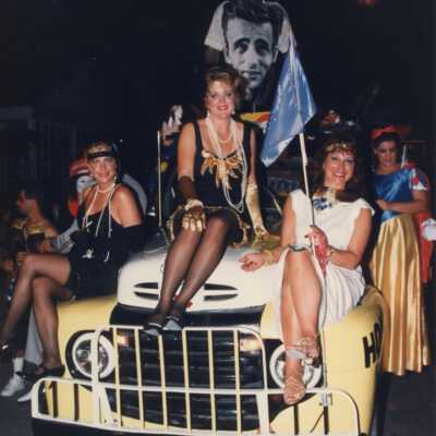 A float in the parade.