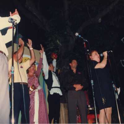 Unknown people at the Coronation Ball.