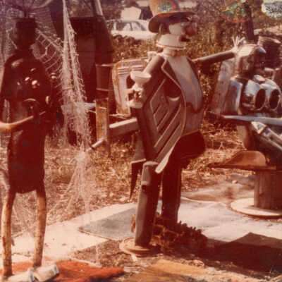 Stanley Papio metal sculpture