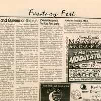          An article in the Island life newspaper that reads King and Queens on the run. picture number 2
   