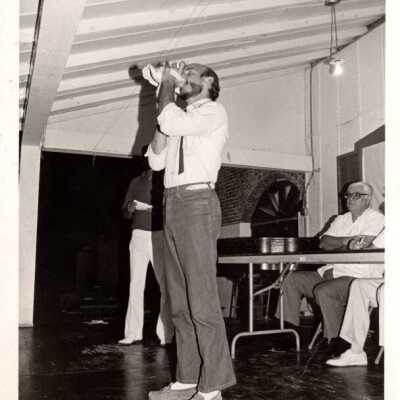 Man with conch shell: Copyright: © Key West Art & Historical Society; Origformat: Print-Photographic