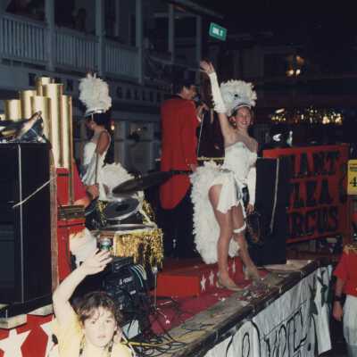 A float in the parade.