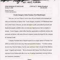 Press release about Fantasy Fest.