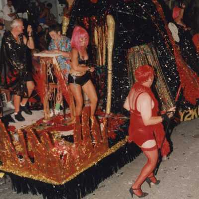 A float in the parade.