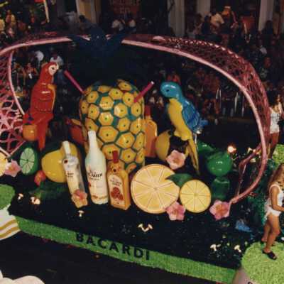 A float in the parade.