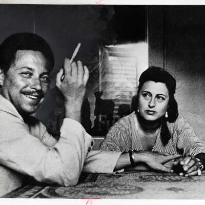 Tennessee Williams and Anna Magnani