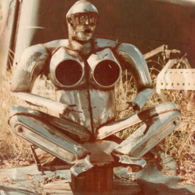 Stanley Papio metal sculpture