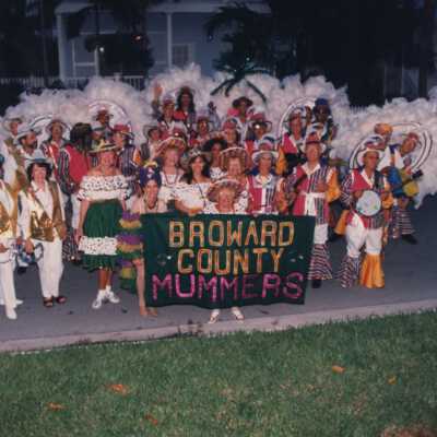Broward County Mummers band.