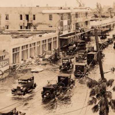 Flooding on a Miami Street: Copyright: © Key West Art & Historical Society; Origformat: Print-Photographic