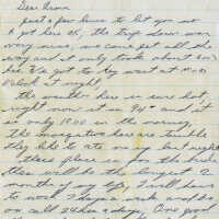 Letter from Naval Air Station Key West during Cuban Missile Crisis