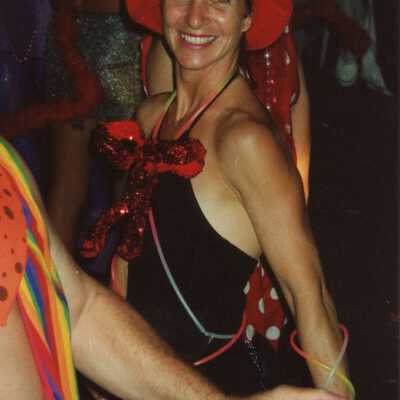 Unknown lady dressed up.