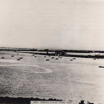 Dirigible Building and early construction at Trumbo Point: Copyright: © Key West Art & Historical Society; Origformat: Print-Photographic