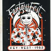 Fantasy Fest 1985 media information folder.