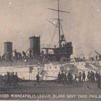 Cruiser MINNEAPOLIS, League Island Navy Yard, Philadelphia