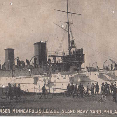 Cruiser MINNEAPOLIS, League Island Navy Yard, Philadelphia