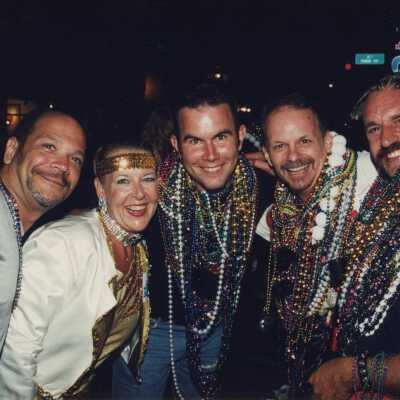 A group of unknown people.