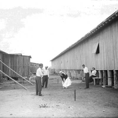 Playing Croquet on Pigeon Key
