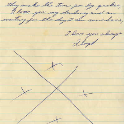 Letter from Naval Air Station Key West during Cuban Missile Crisis