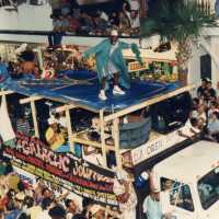 A float in the parade.