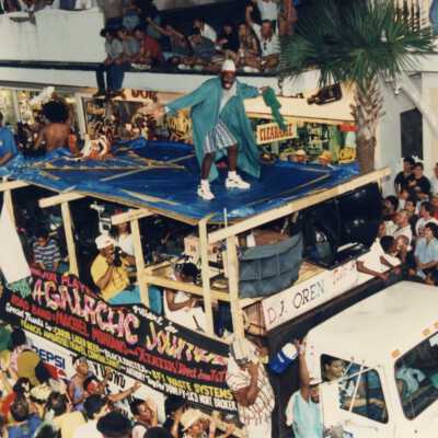 A float in the parade.